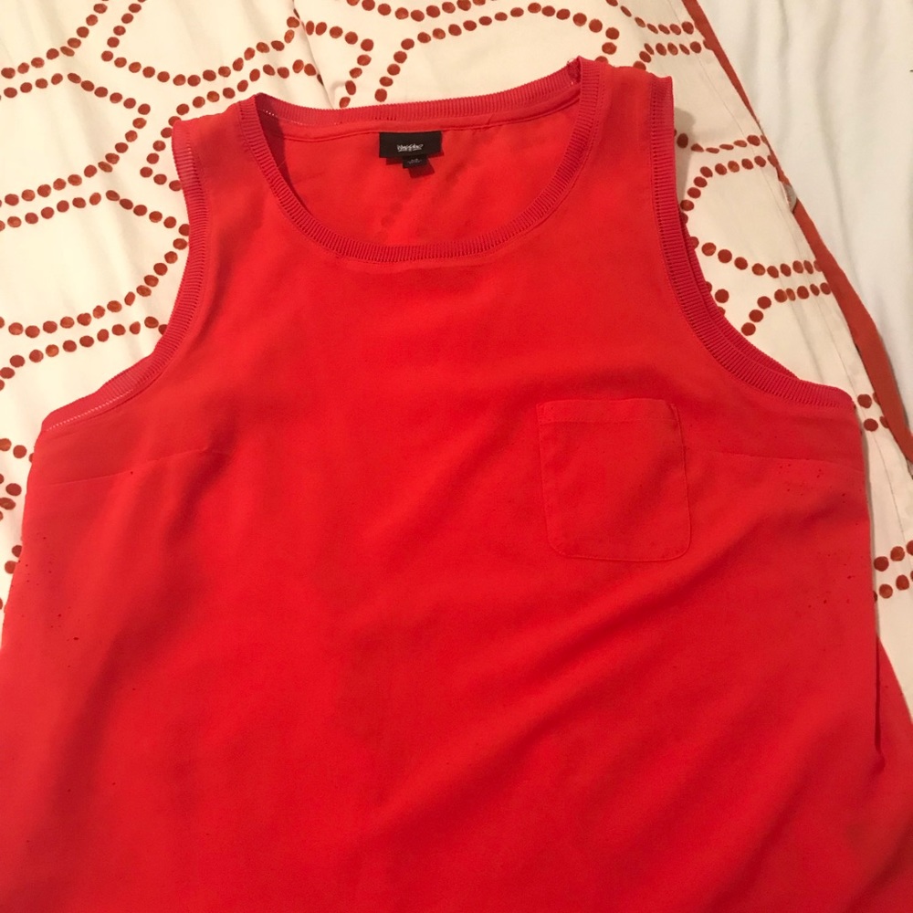 Orange Tank Blouse